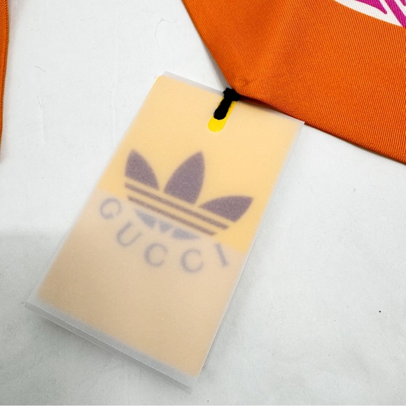 Gucci X Adidas Colorful Neck Bow Scarf 🔥🔥🔥😳😳👀 - Picture 9 of 10